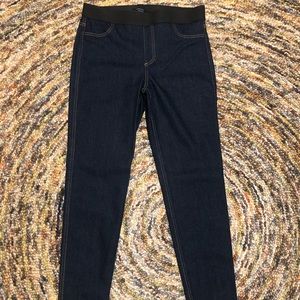 Karen Kane dark straight leggings jean NWOT
